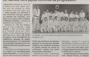 Article Presse Ouest France 27 juin 2008 Gpe fin d